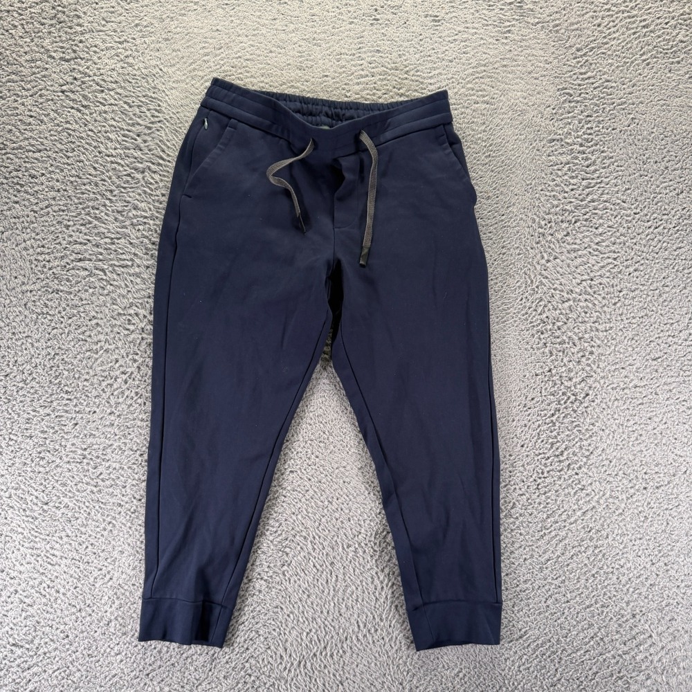 Bonobos Pant Mens M Blue Rayon Jogger Tapered Activewear Gym Performance Stretch